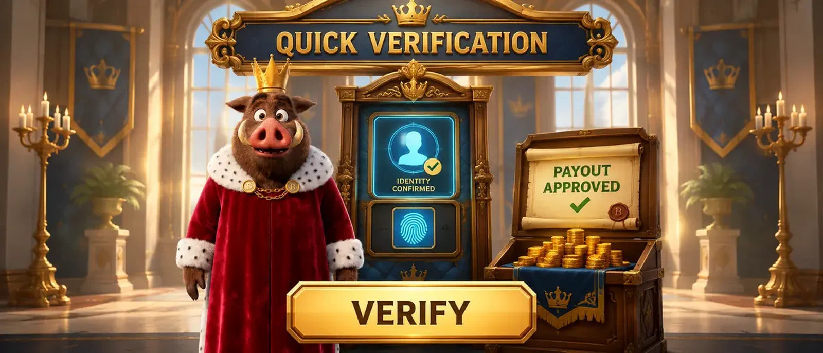 Kingia Verifizierungsschritte